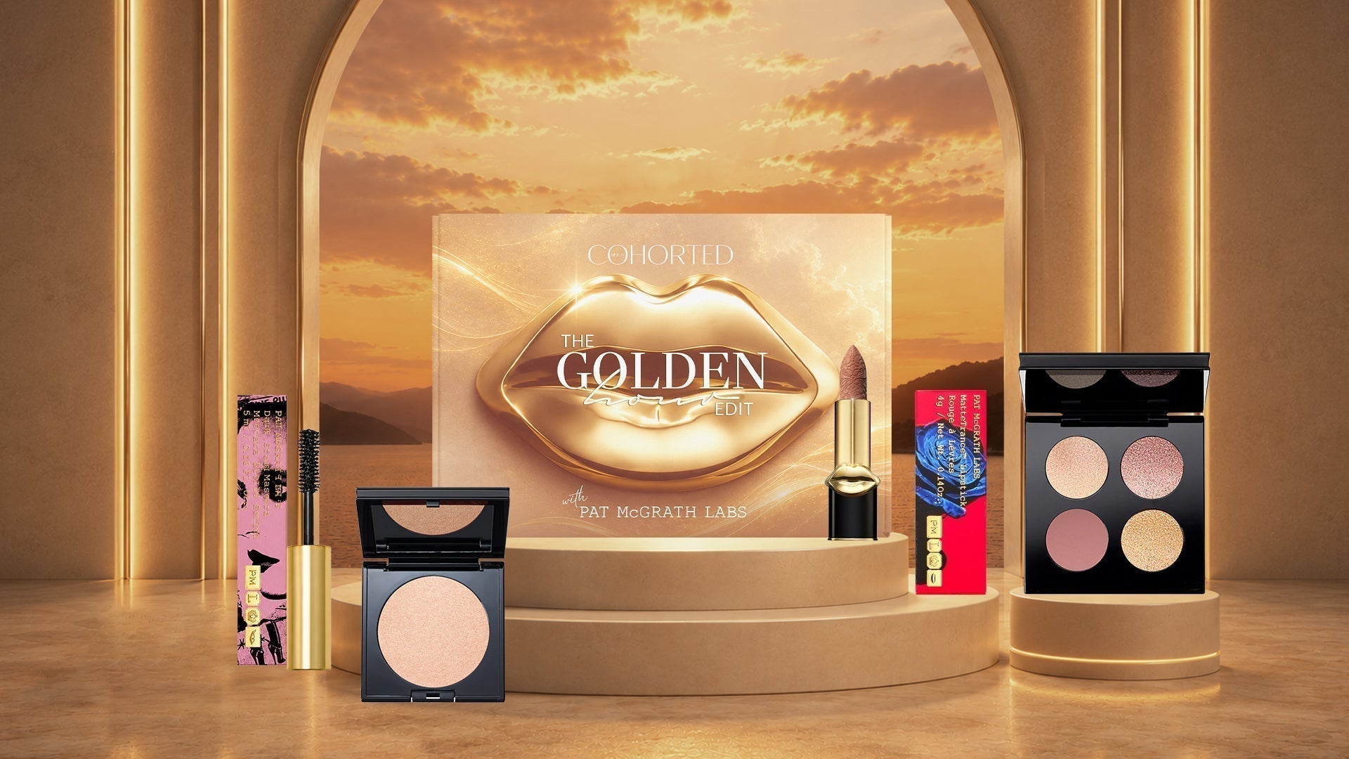 Cohorted Golden Hour Beauty Box with Pat McGrath Labs: Full Reveal