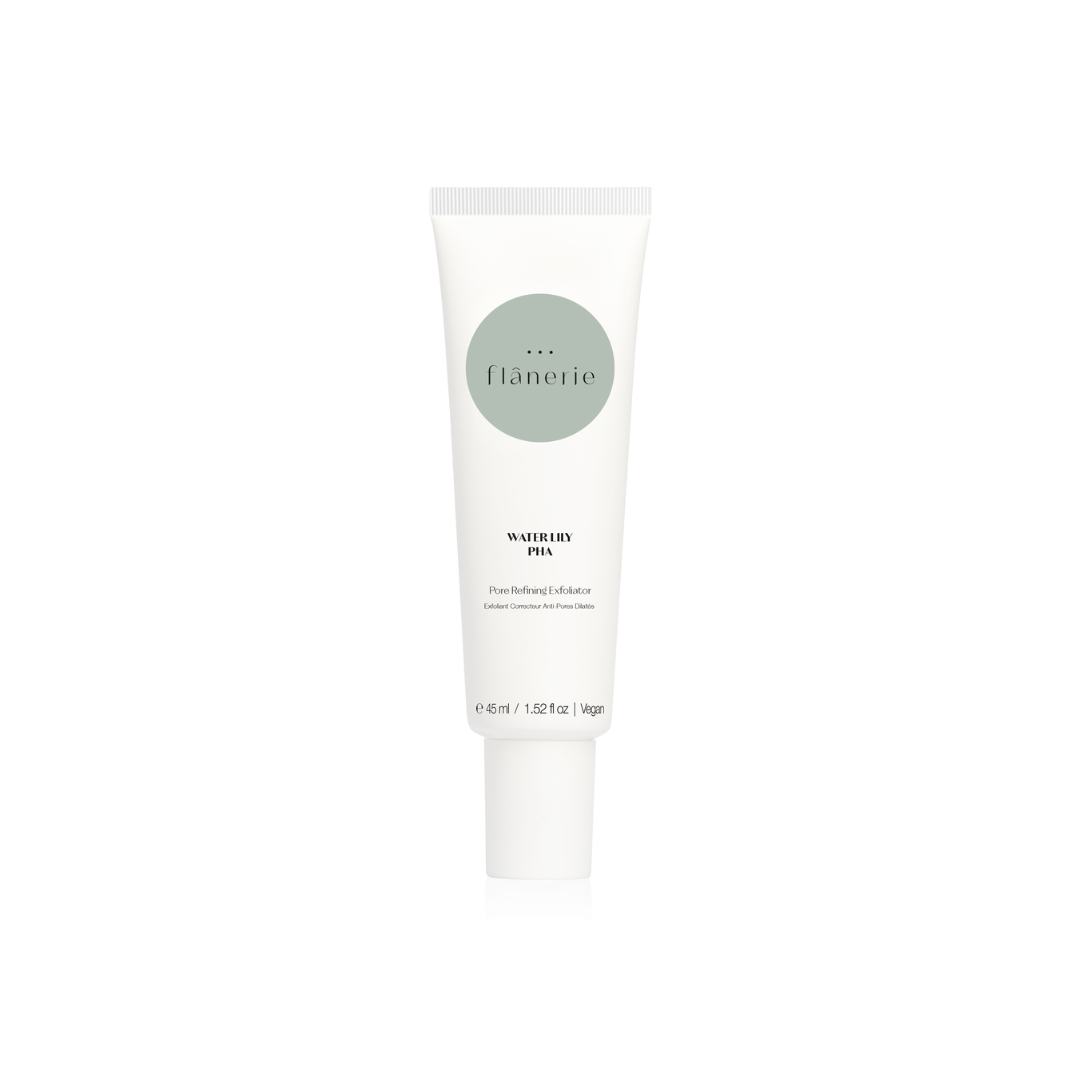 Flânerie Skincare Fresh Faced Beauty Box featuring five luxury skincare products worth £112. Pore Refining Exfoliator 45ml 