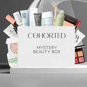 Cohorted, Mystery, Beauty Box, Beauty, Limited Edition, Luxury, surprise, skincare, cosmetics, haircare, UK, gift, gift guide