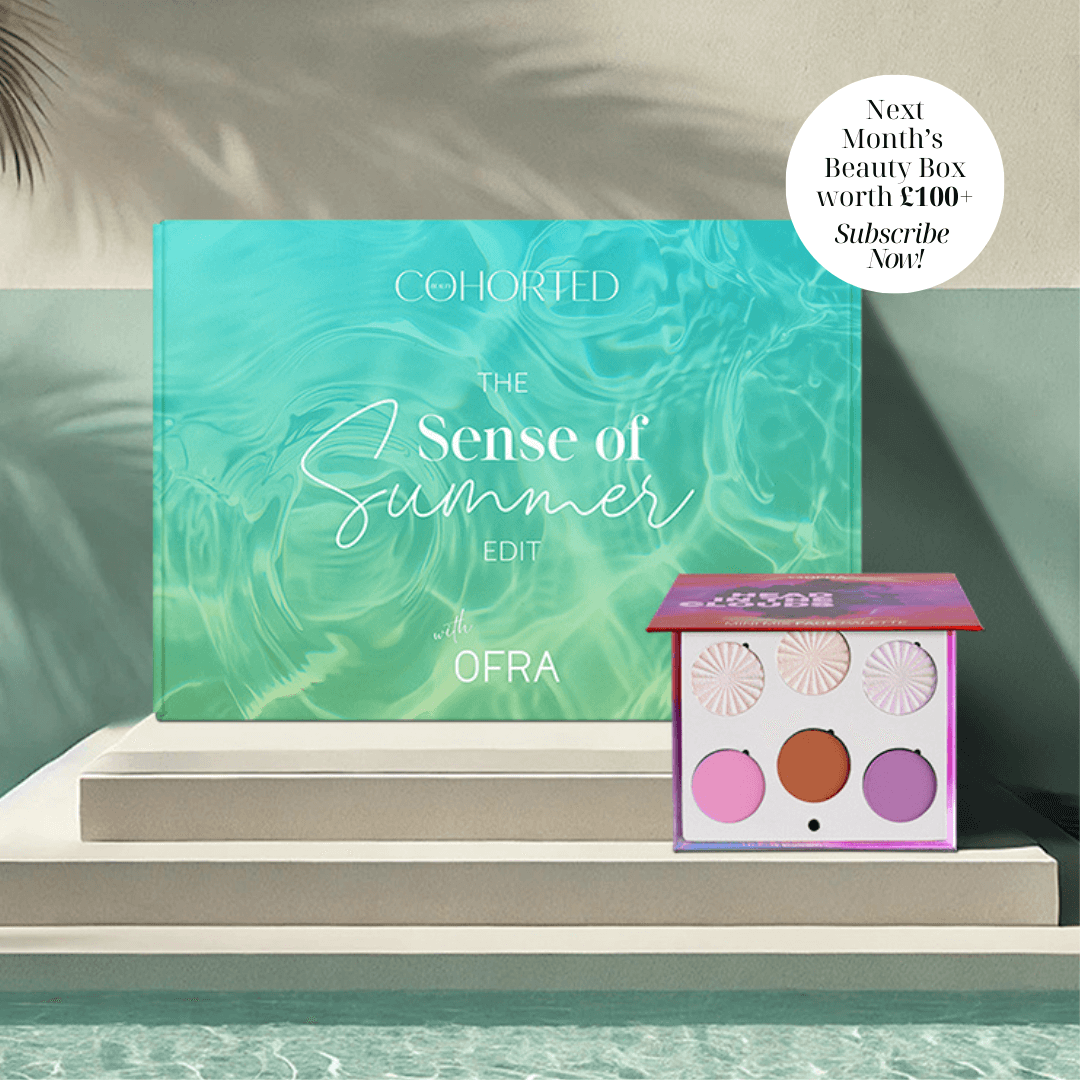Cohorted, Beauty Box, Exclusive, Luxury, UK, Skincare, Cosmetics, Makeup, Gift, Subscription, OFRA 