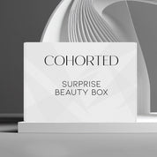 Cohorted, Mystery, Beauty Box, Beauty, Limited Edition, Luxury, surprise, skincare, cosmetics, haircare, UK, gift, gift guide