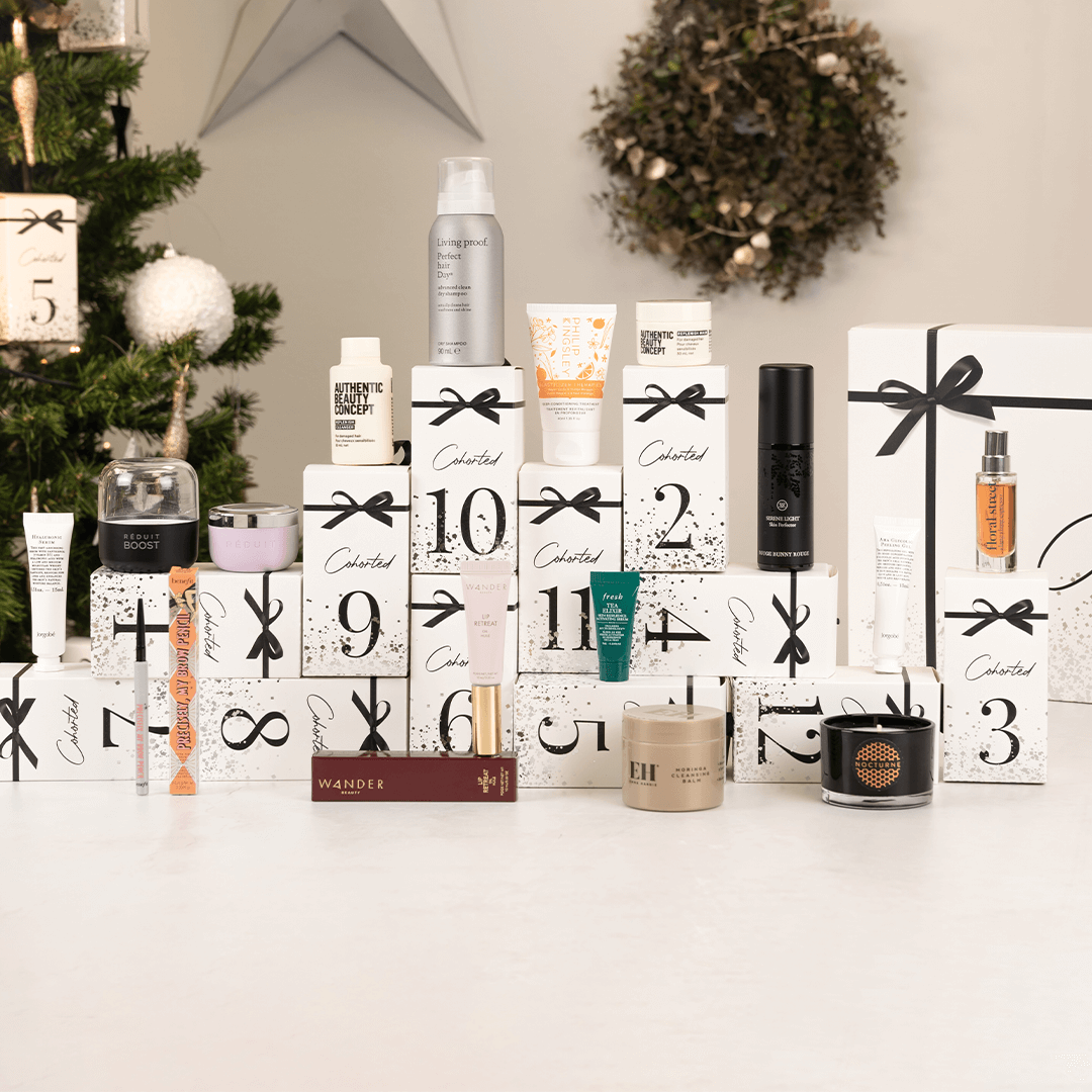 Cohorted, Beauty Baubles, Advent Calendar, Beauty, Luxury, Christmas, Festive, 12, Days, Gift, Gifts, Luxury, Undiscovered Heroes, Cult favourites, skincare, makeup, cosmetics, season